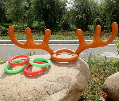 Inflatable Antler Ring Toss Game | Christmas & Party Fun
