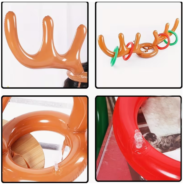 Inflatable Antler Ring Toss Game | Christmas & Party Fun