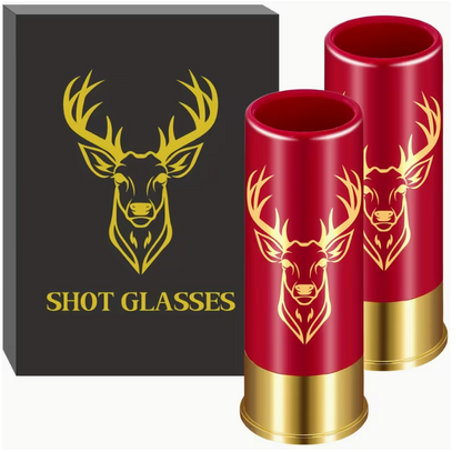 Buck Up! Deer Head Shot Glasses