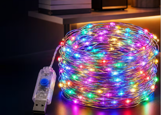 Multicolor USB Fairy Lights | 10m LED String Lights
