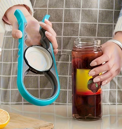 Easy Grip 4-in-1 Can & Bottle Opener – Ergonomic Non-Slip Design