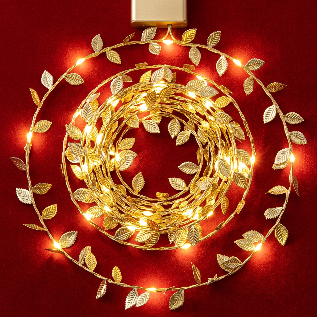 Golden Leaf Lights Product Shot