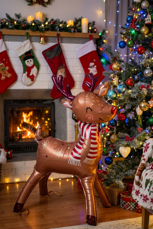 Inflatable Reindeer Christmas Tree
