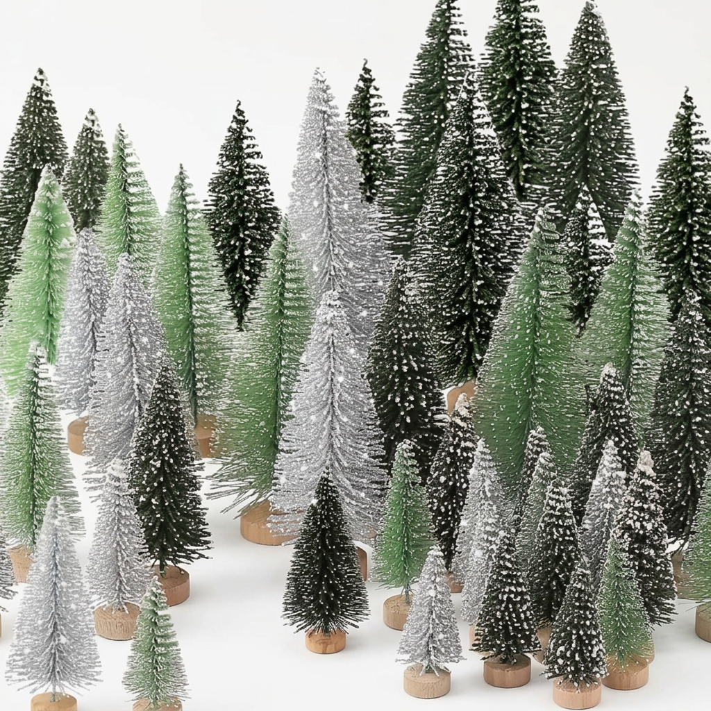 Mini Christmas Trees Full Set